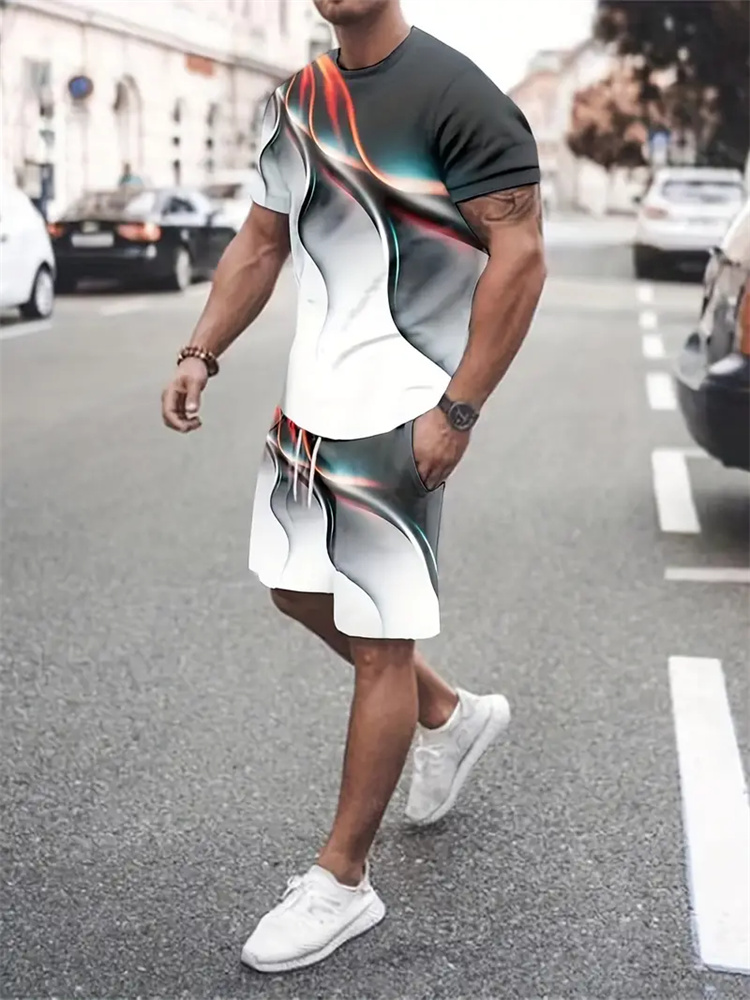 Running Gear Men - Camiseta con textura degradada para hombre