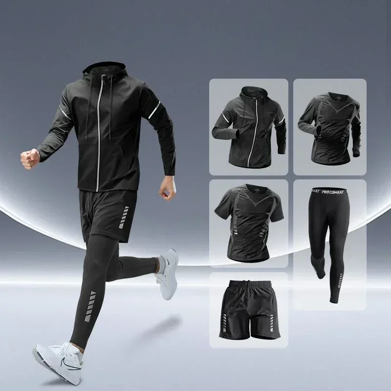 Running Gear Quick Dry - Conjunto Deportivo para Hombre, Ropa Ajustada