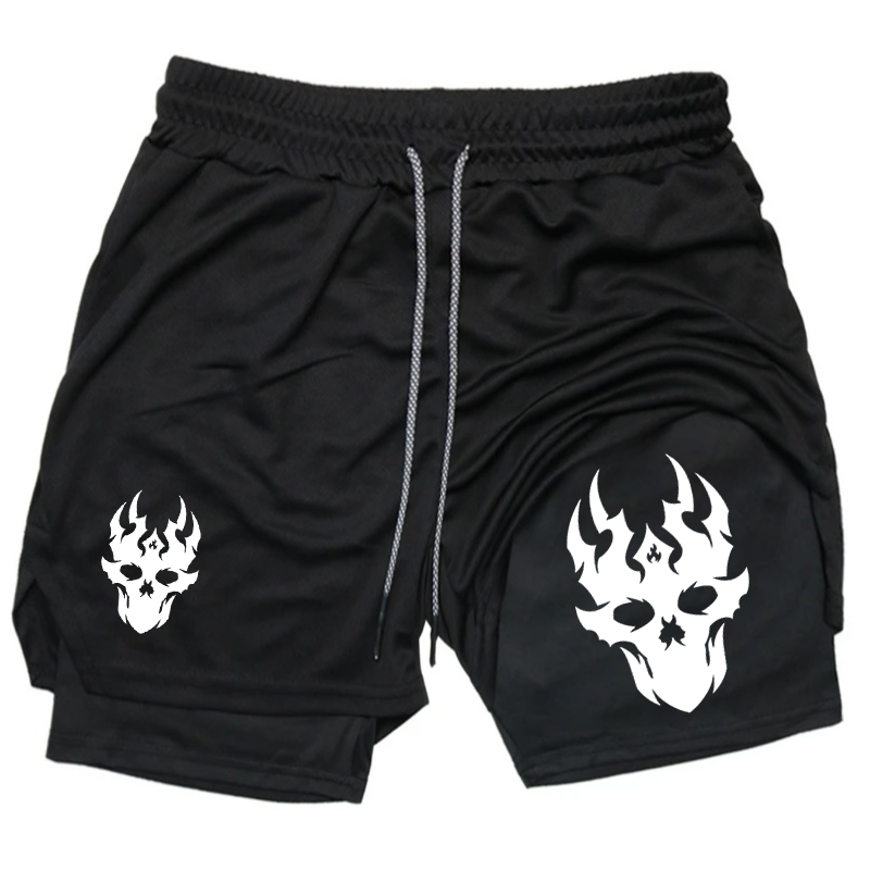 Running Gear Quick Dry - Pantalones Cortos Deportivos de Doble Capa