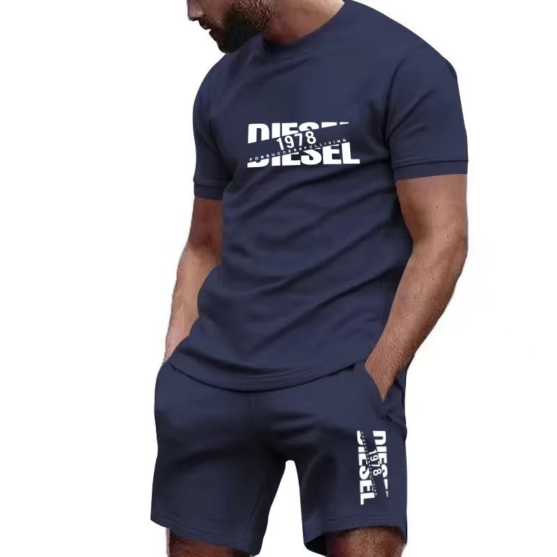 Running Gear Men - Conjunto de camiseta y pantalones cortos