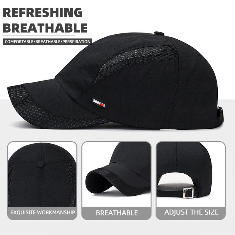 Running Cap Mesh - Gorro con protección solar, gorra de