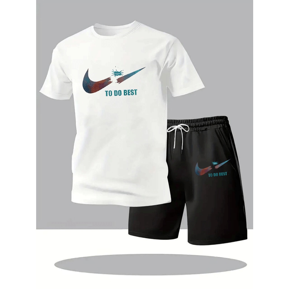 Running Gear Men - Nuevo Conjunto Deportivo de Verano para