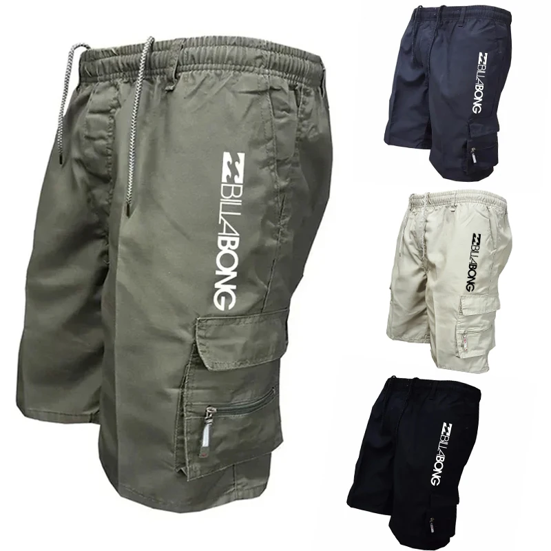 Running Gear Men - Pantalones Cortos Deportivos Multibolsillos para Hombre,