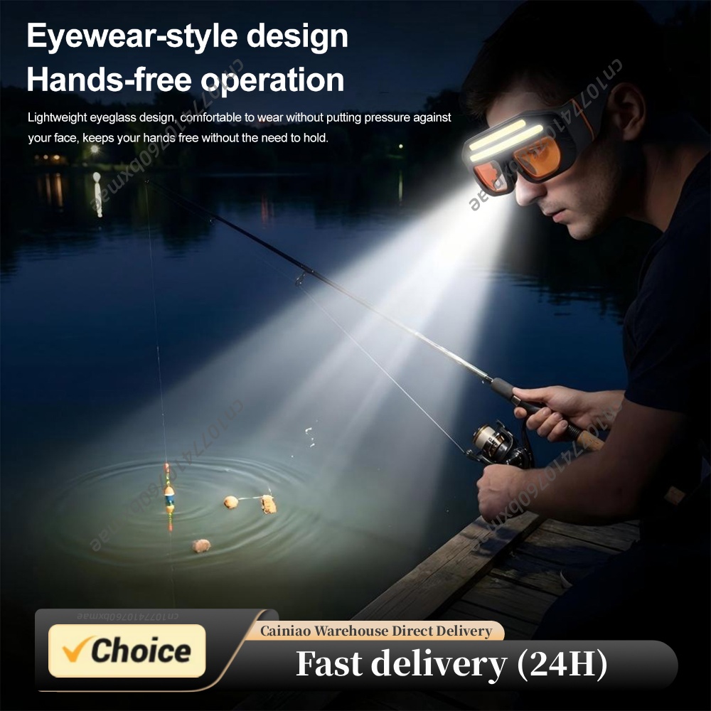 Running Headlamp Led - Gafas protectoras LED COB con doble