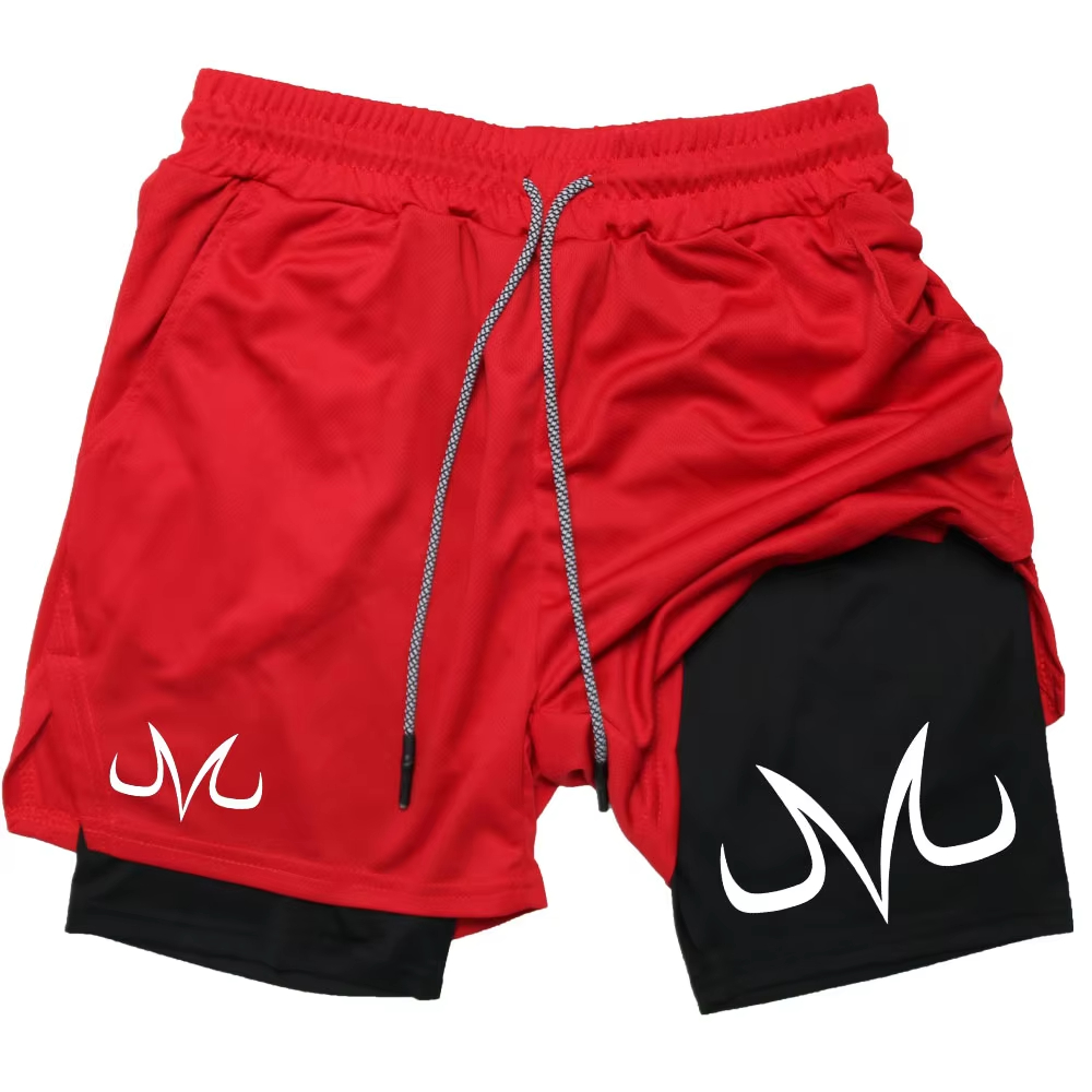Running Cap Mesh - Pantalones Cortos Deportivos de Anime con