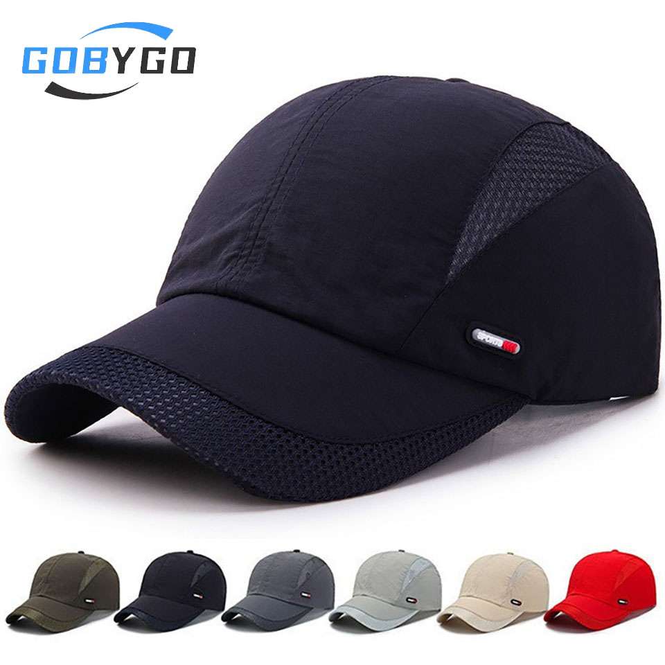 Running Cap Mesh - GOBYGO Gorra de béisbol deportiva de