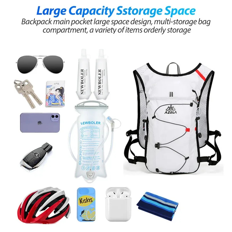 Running Gear Vest - Chaleco de Hidratación para Correr, Mochila