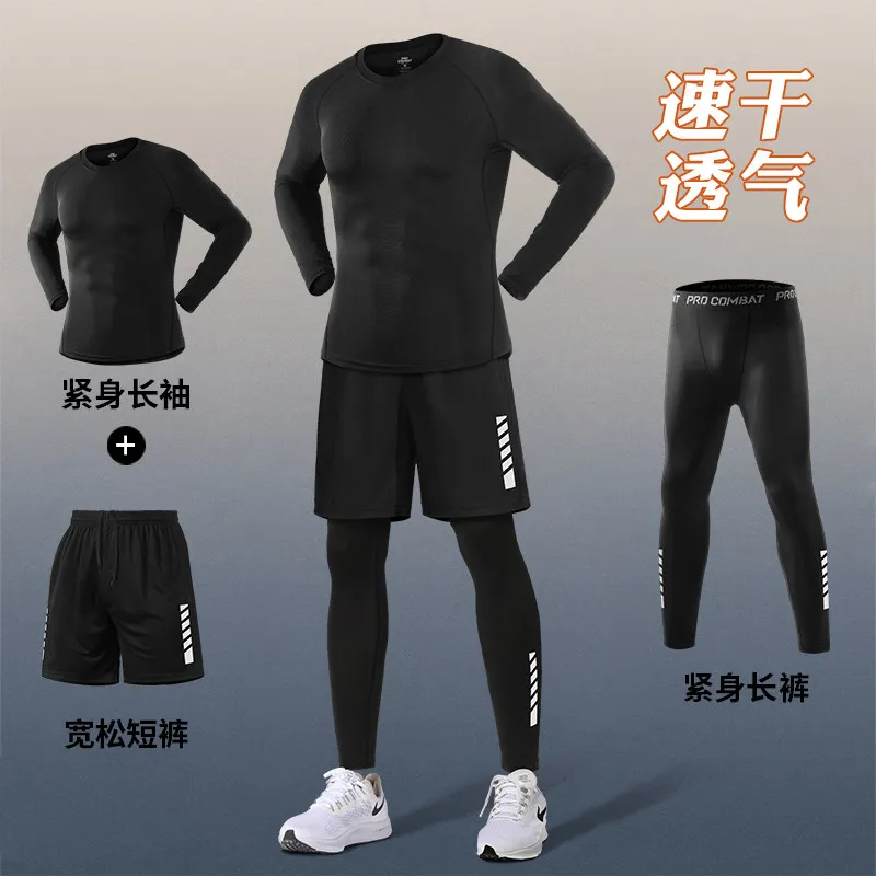 Running Gear Quick Dry - Conjunto Deportivo de Compresión Elástica para
