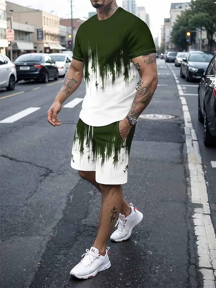 Camiseta con textura degradada - Running Gear Men reseña y precio