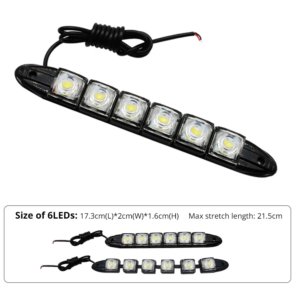 Luz LED DRL impermeable para c - Running Headlamp Led reseña y precio