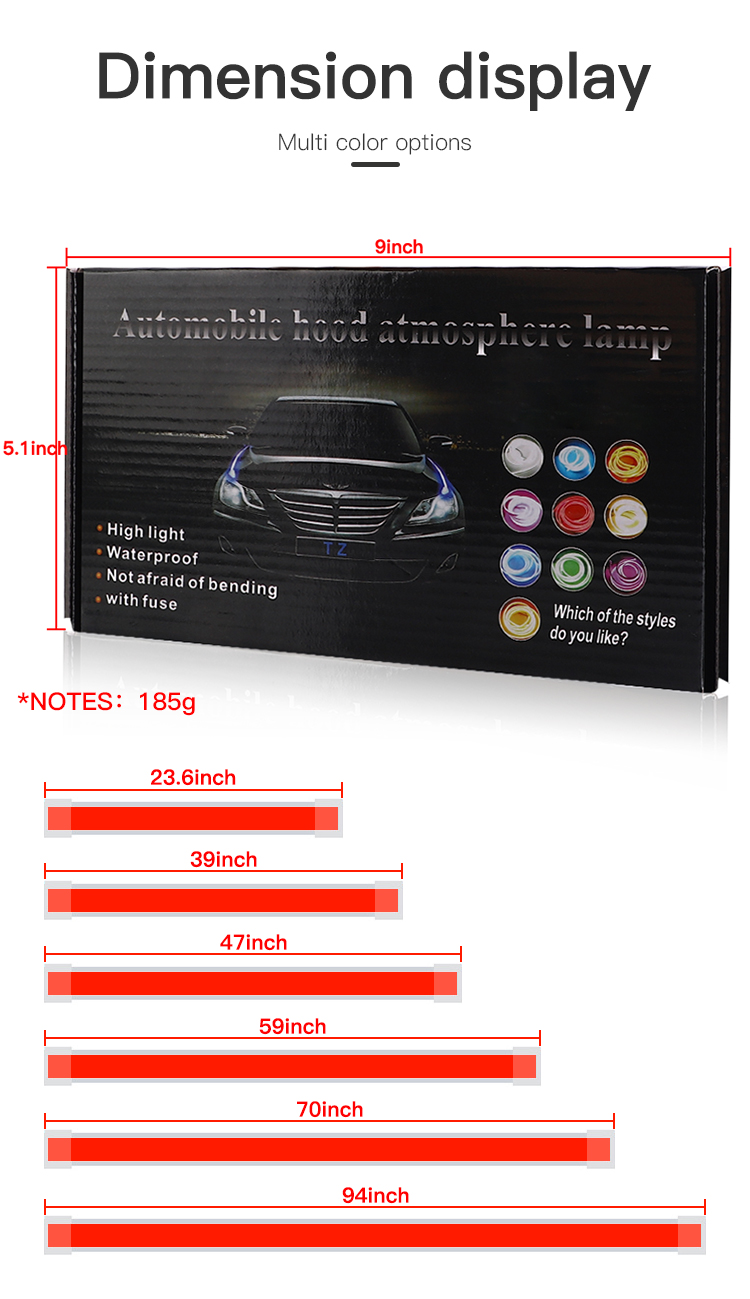 Tira de luces de capó de coche - Running Headlamp Led reseña y precio