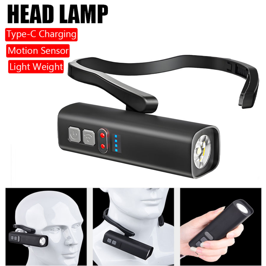 Linterna frontal con Clip para - Running Headlamp Led reseña y precio