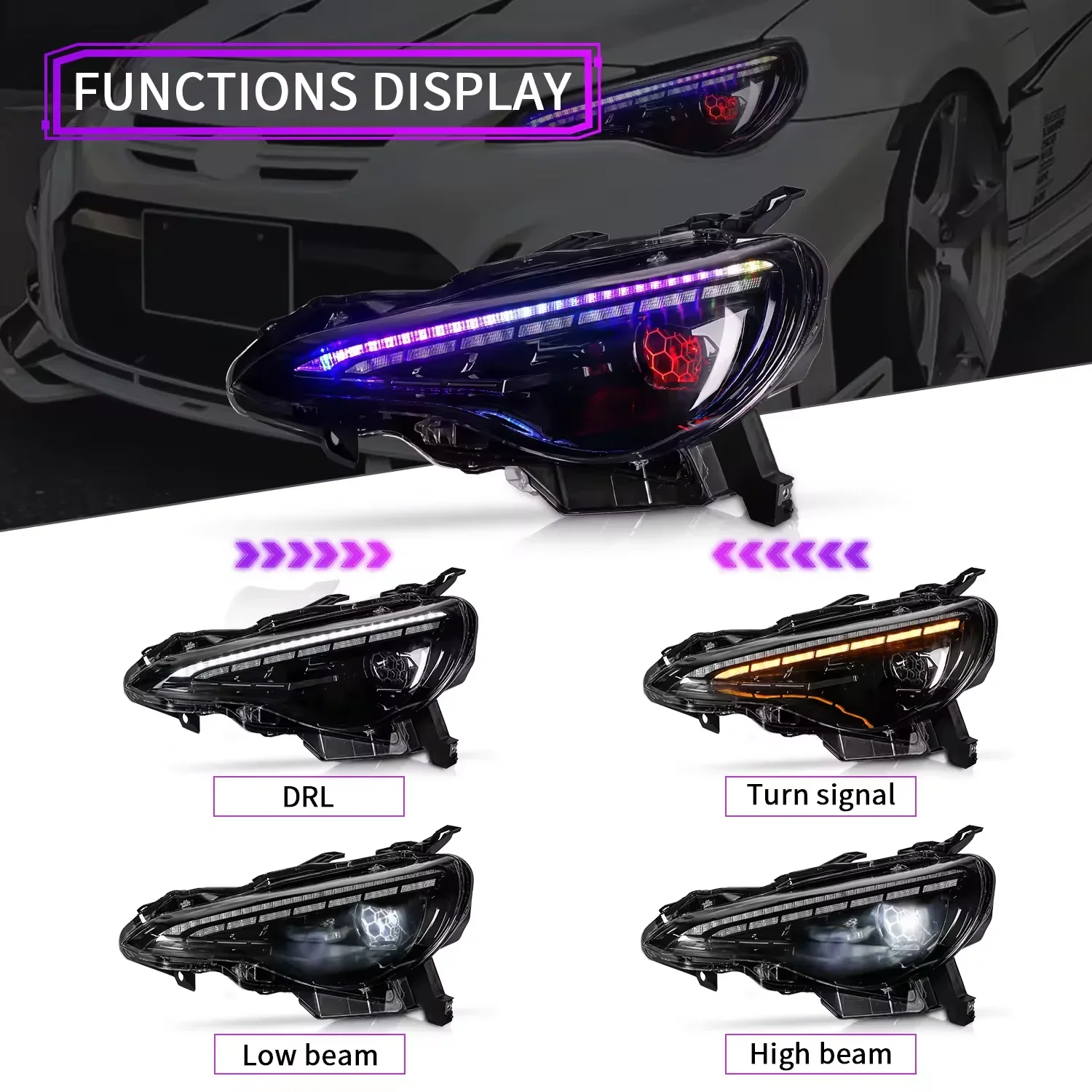 Faro LED para Toyota GT86 FT86 - Running Headlamp Led reseña y precio