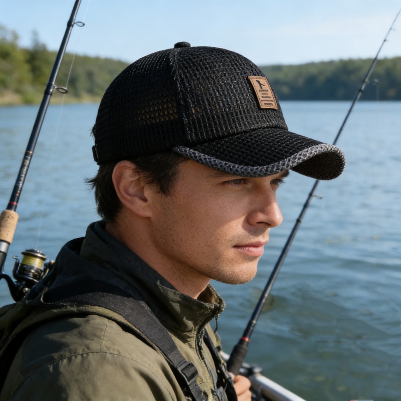 Gorra de béisbol con letras im - Running Cap Mesh reseña y precio