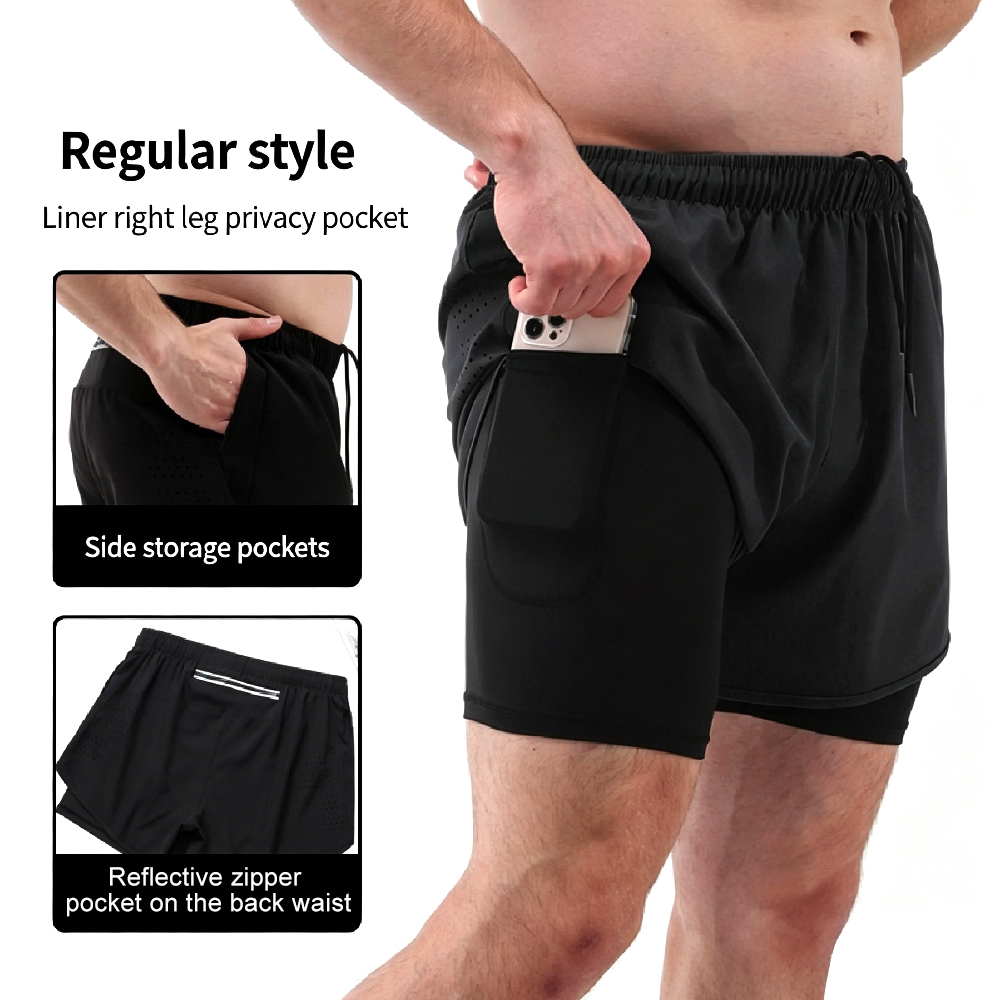 Shorts Deportivos 2 en 1 de Ci - Running Gear Quick Dry reseña y precio